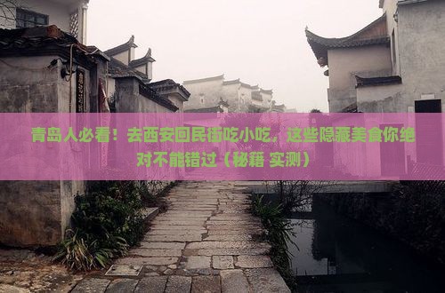 青岛去西安回民街旅游小吃