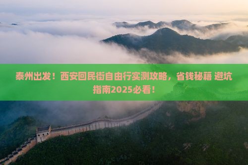 泰州到西安回民街自由团 泰州到西安回民街自由团