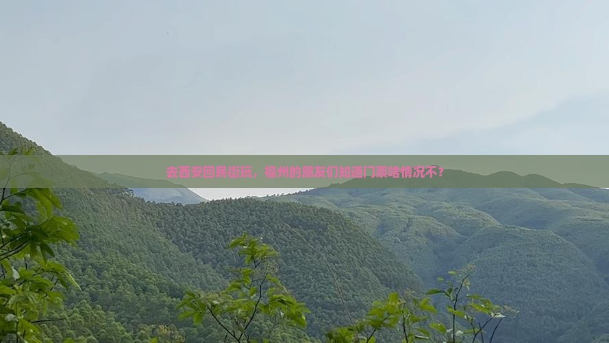 福州去西安回民街门票