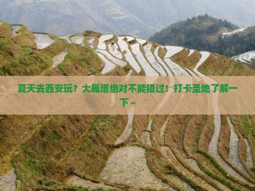 夏天去西安大雁塔必去地