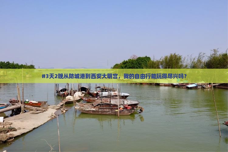 防城港到西安大明宫国家遗址公园自由团