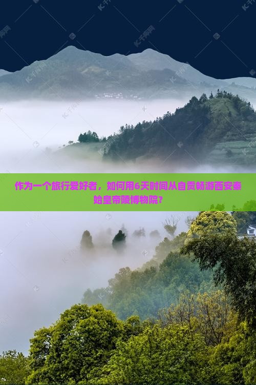 自贡去西安秦始皇帝陵博物院六日游