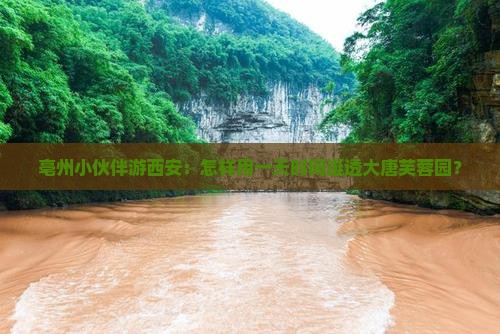 亳州去西安大唐芙蓉园景点