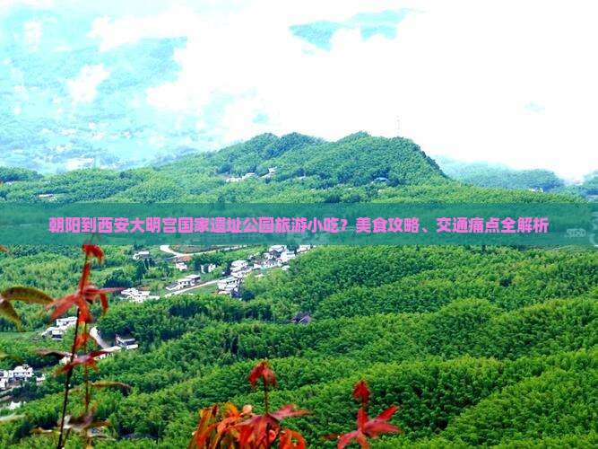 朝阳到西安大明宫国家遗址公园旅游小吃