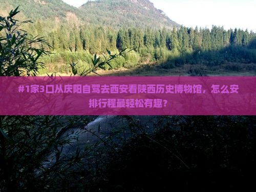 庆阳去西安陕西历史博物馆旅行社