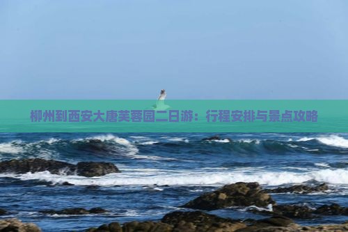 柳州到西安大唐芙蓉园二日游