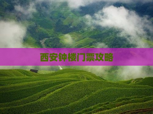 石河子到西安钟楼门票