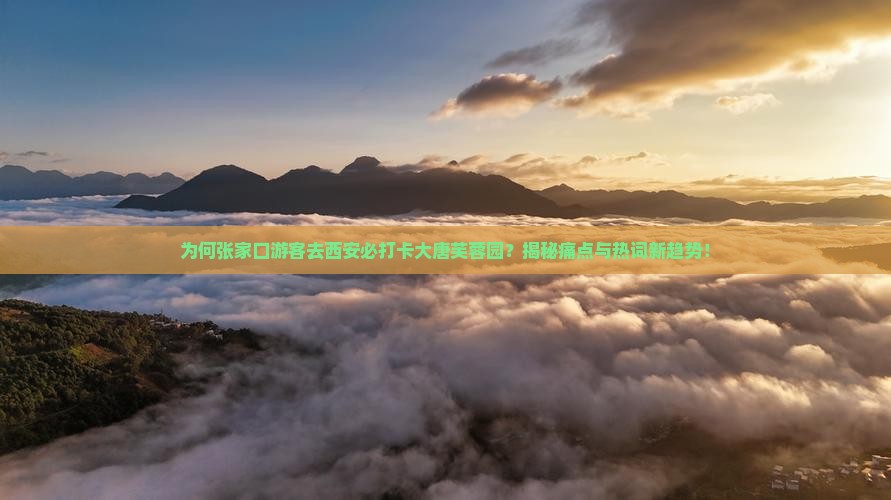 张家口去西安大唐芙蓉园必去地 张家口去西安大唐芙蓉园必去地
