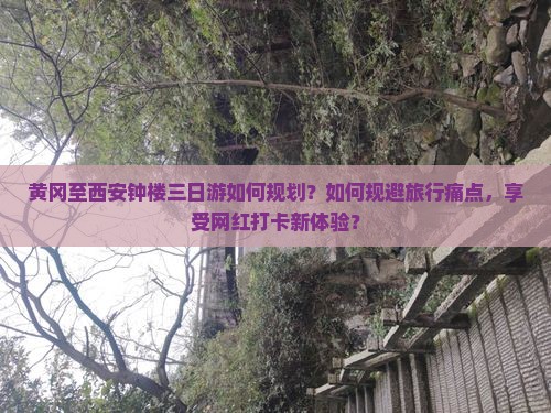 黄冈到西安钟楼三日游