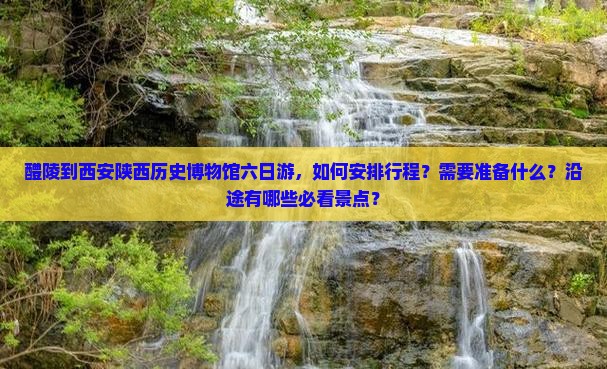 醴陵到西安陕西历史博物馆六日游
