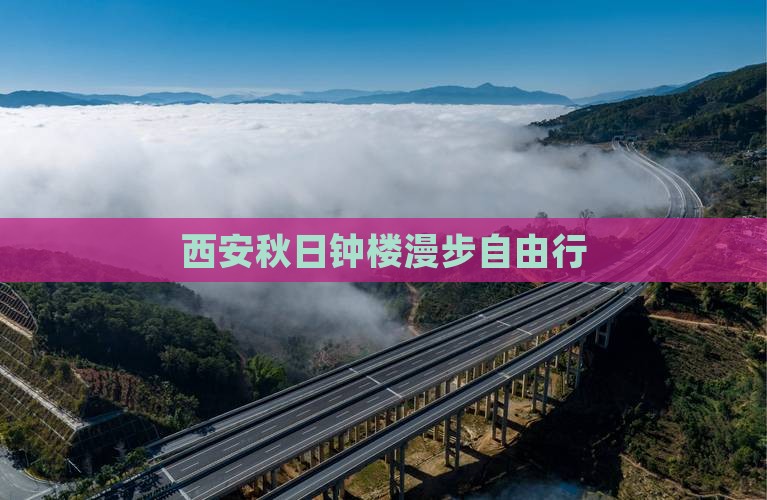 秋天到西安钟楼自由行