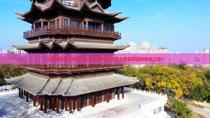 台州去西安大唐芙蓉园大型旅游团