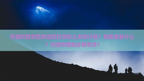 安康到西安回民街四日游