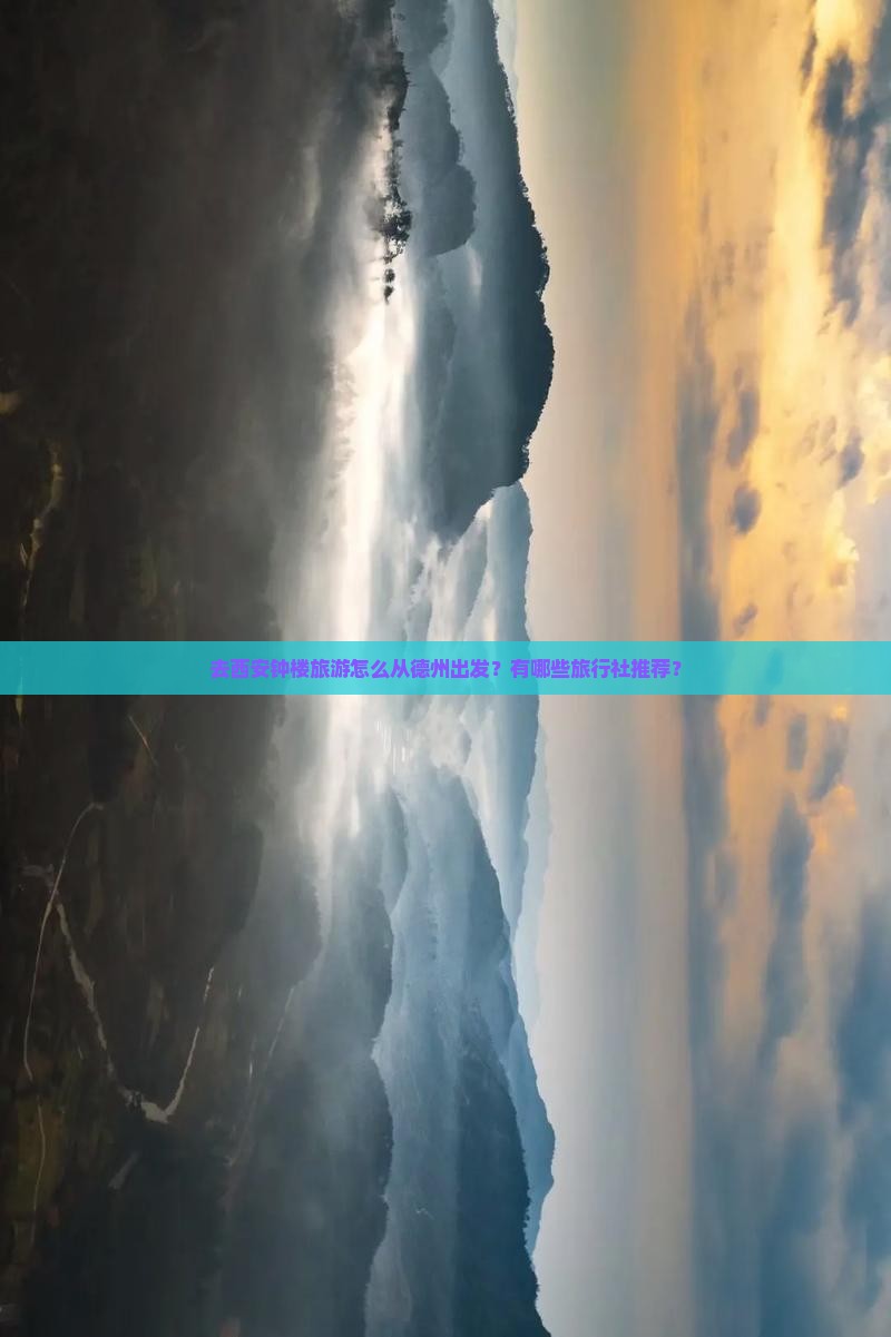 德州到西安钟楼旅行社