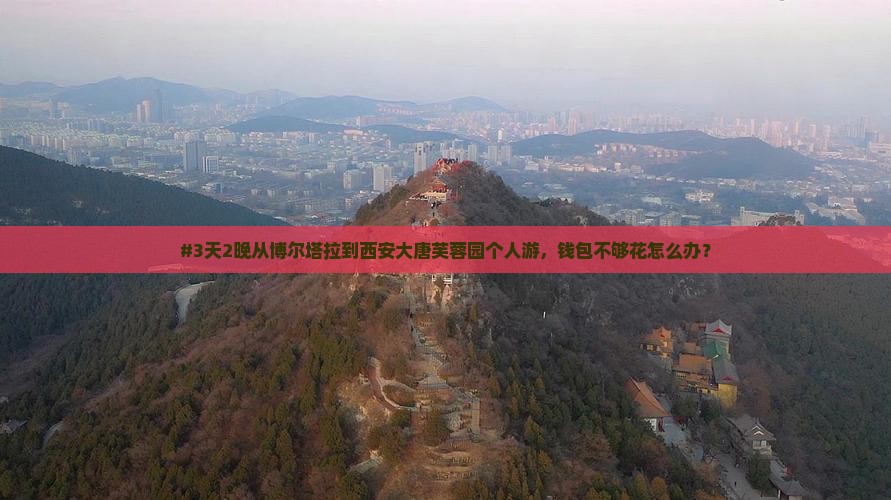 博尔塔拉到西安大唐芙蓉园个人游