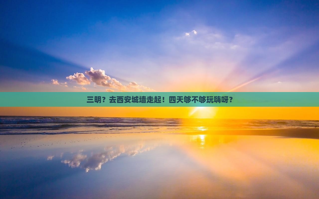 三明去西安城墙四日游