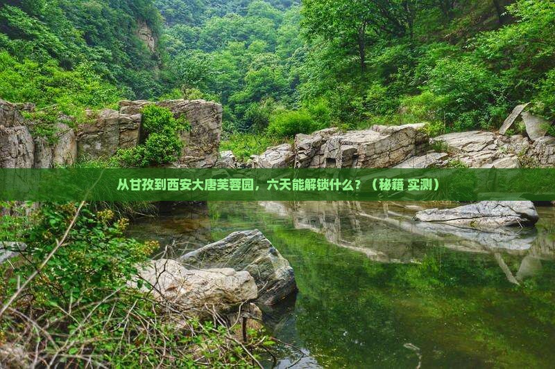 甘孜去西安大唐芙蓉园六日游