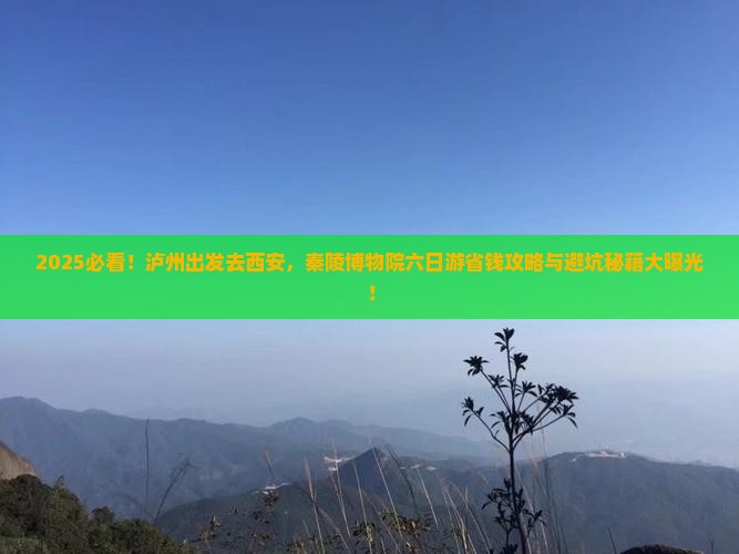 泸州去西安秦始皇帝陵博物院六日游