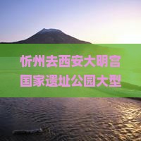 忻州去西安大明宫国家遗址公园大型旅游团