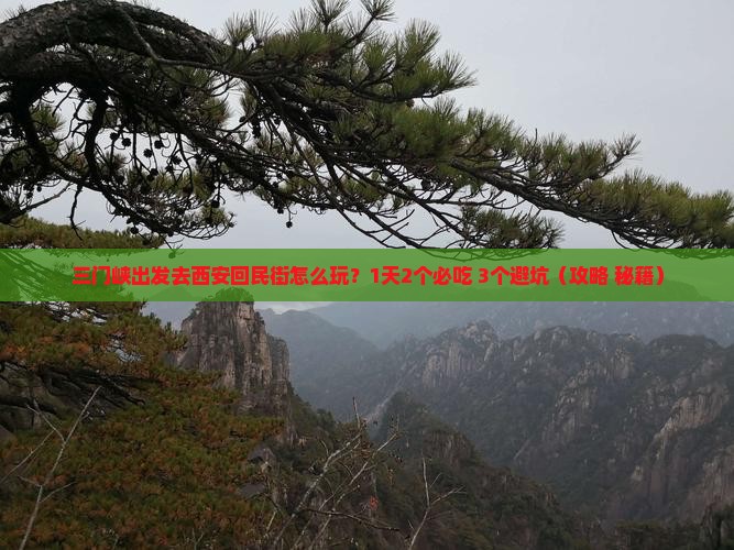 三门峡去西安回民街个人游