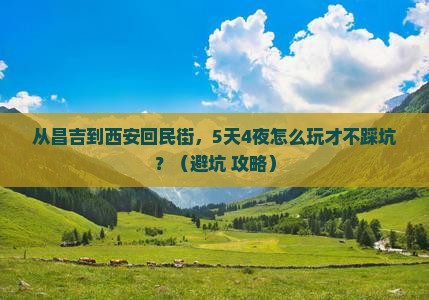 昌吉到西安回民街旅行社