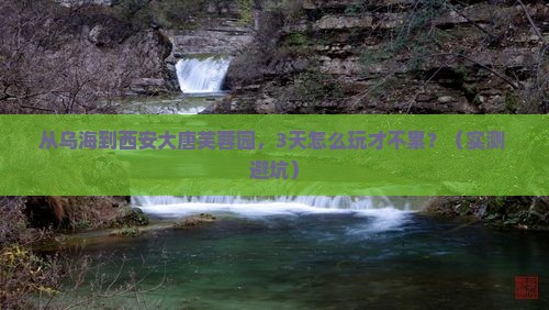乌海去西安大唐芙蓉园攻略