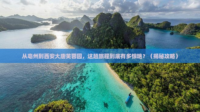 亳州到西安大唐芙蓉园旅游