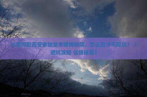 漯河到西安秦始皇帝陵博物院旅游