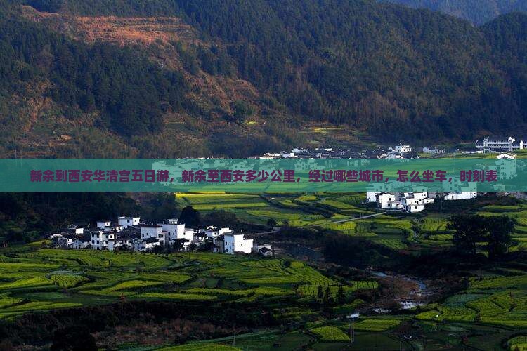 新余到西安华清宫五日游