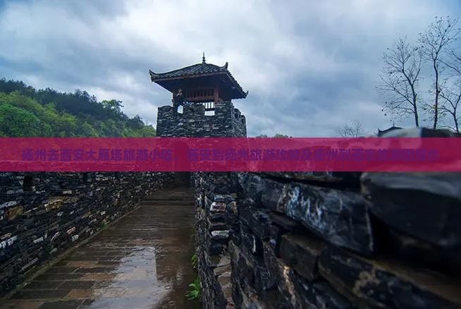 扬州去西安大雁塔旅游小吃