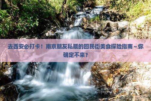 南京去西安回民街攻略