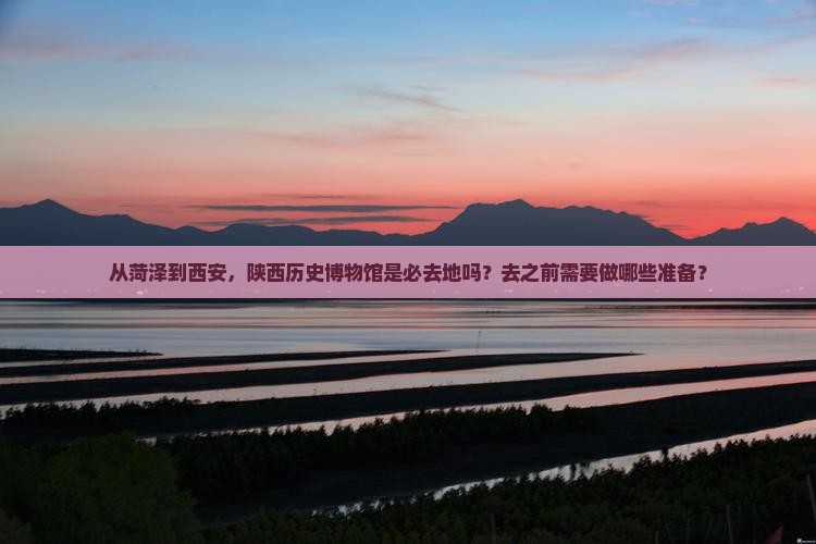 菏泽到西安陕西历史博物馆必去地