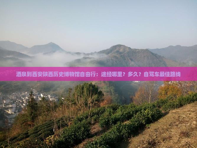 酒泉到西安陕西历史博物馆自由行