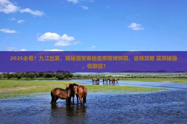 九江到西安秦始皇帝陵博物院景点