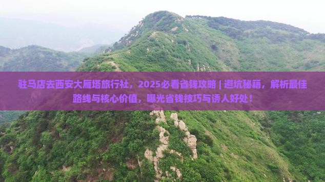 驻马店去西安大雁塔旅行社
