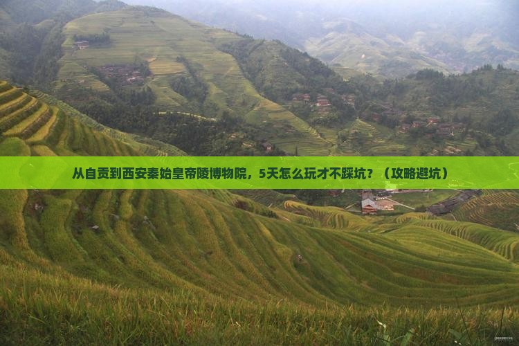 自贡去西安秦始皇帝陵博物院攻略