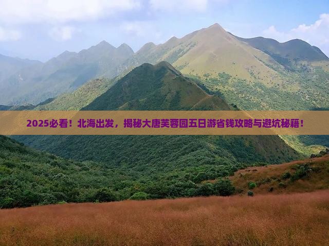 北海到西安大唐芙蓉园五日游