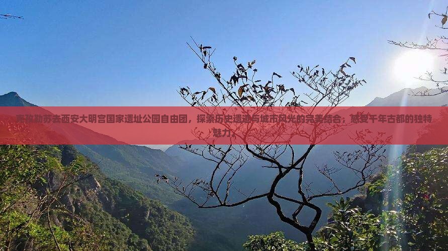 克孜勒苏去西安大明宫国家遗址公园自由团