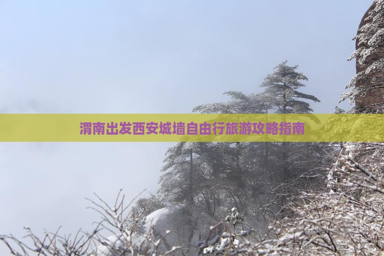 渭南到西安城墙自由行