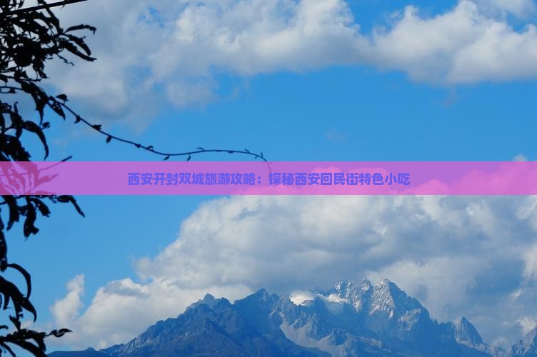 开封去西安回民街旅游