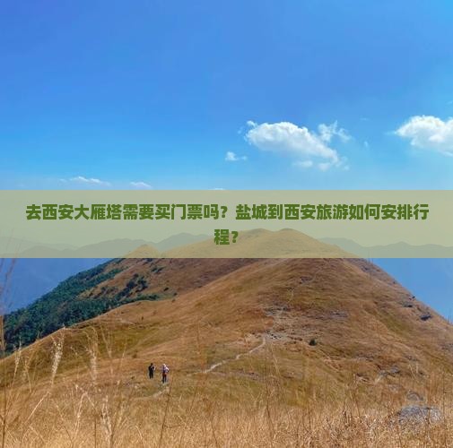 盐城去西安大雁塔门票