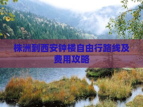 株洲到西安钟楼自由行