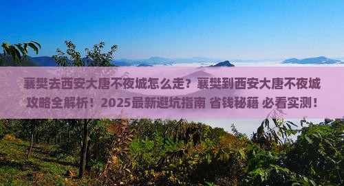 襄樊去西安大唐不夜城攻略