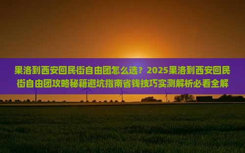 果洛到西安回民街自由团