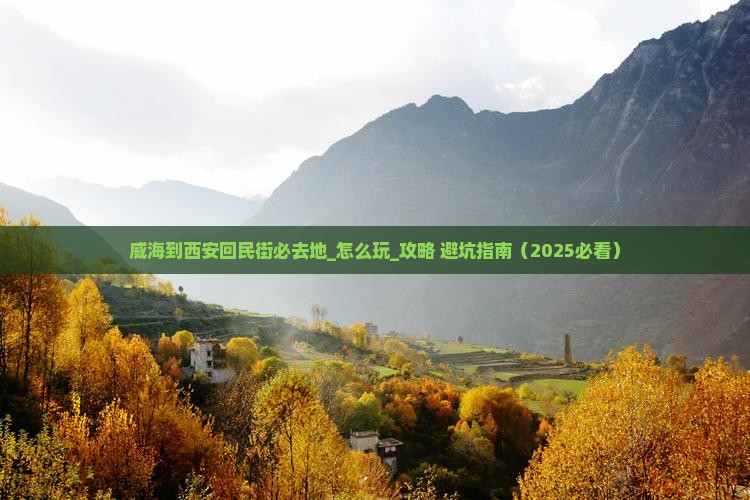 威海到西安回民街必去地