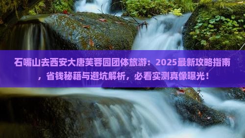 石嘴山去西安大唐芙蓉园团体旅游