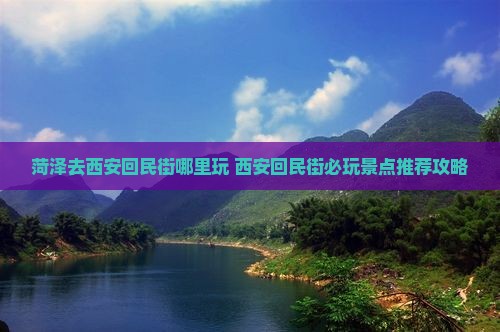 菏泽去西安回民街哪里玩