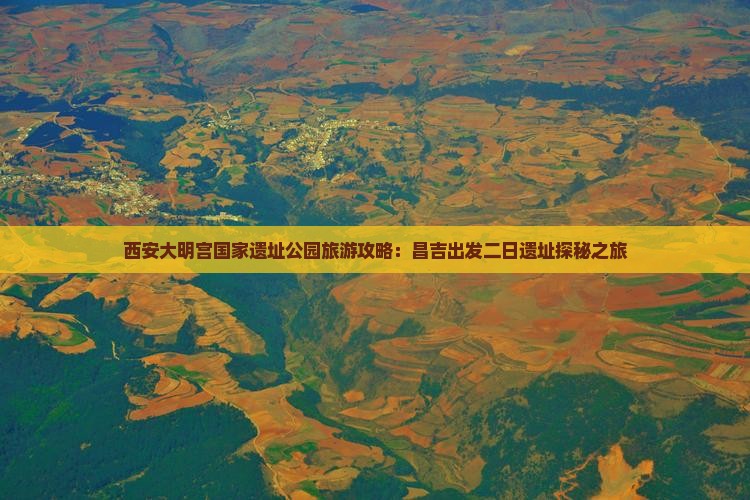 昌吉去西安大明宫国家遗址公园二日游