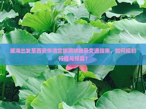 威海到西安华清宫旅游