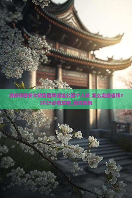 清徐到西安大明宫国家遗址公园个人游